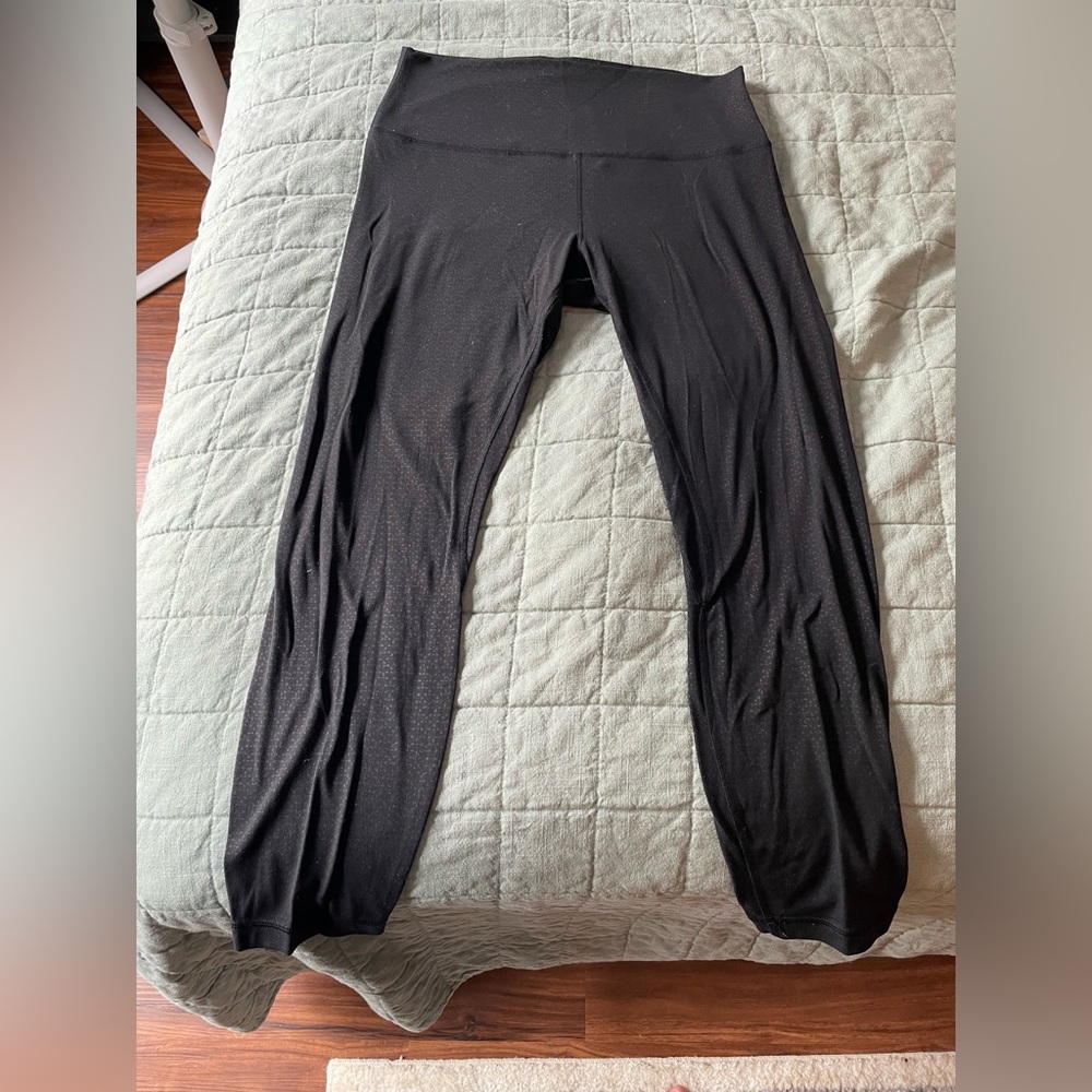 Lulu cropped align, black pattern